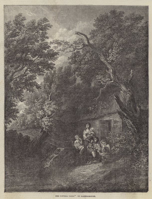 Stugadörren av Thomas Gainsborough