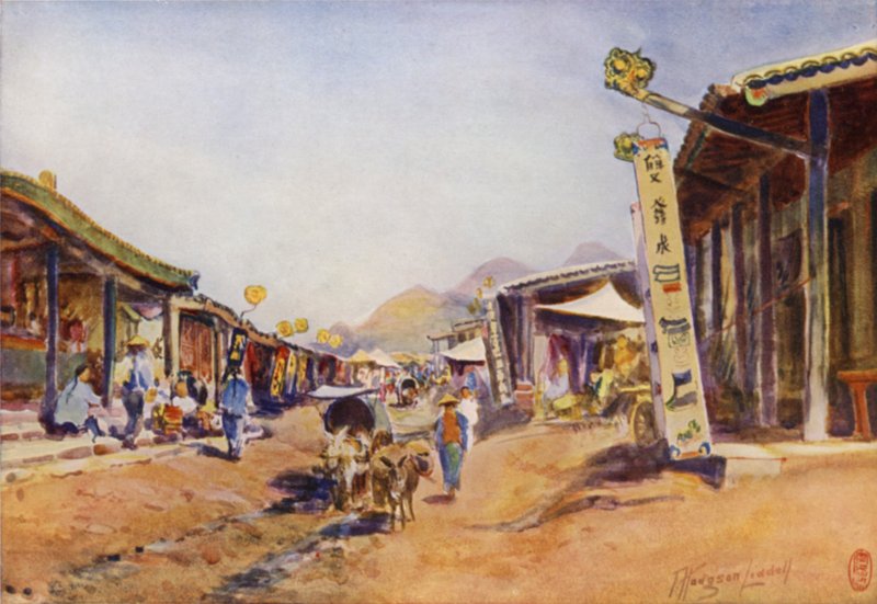Shan-hai-kwan, Huvudgatan av Thomas Hodgson Liddell