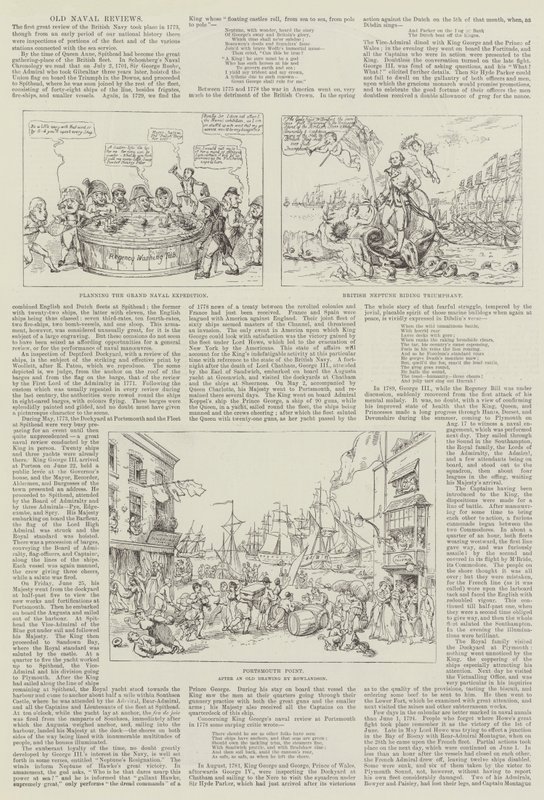 Old Naval Recensioner av Thomas Rowlandson