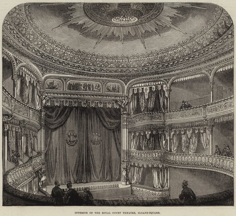 Interiör av Royal Court Theatre, Sloane-Square av Thomas W. Wood