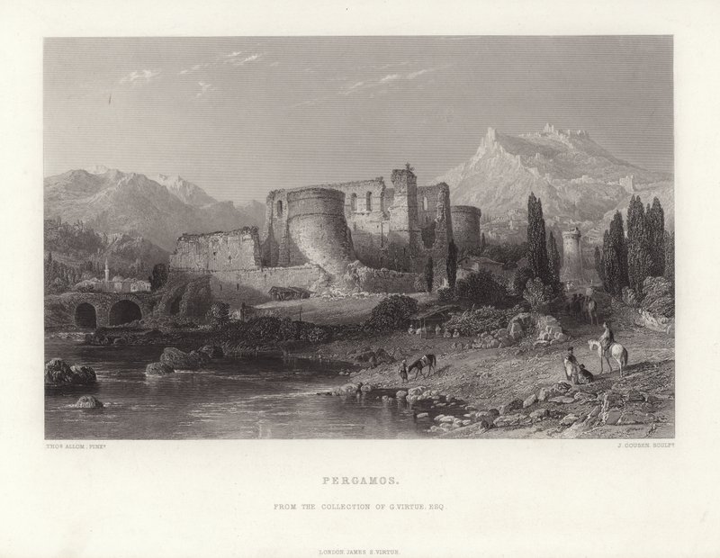 Pergamos, Turkiet av Thomas Allom