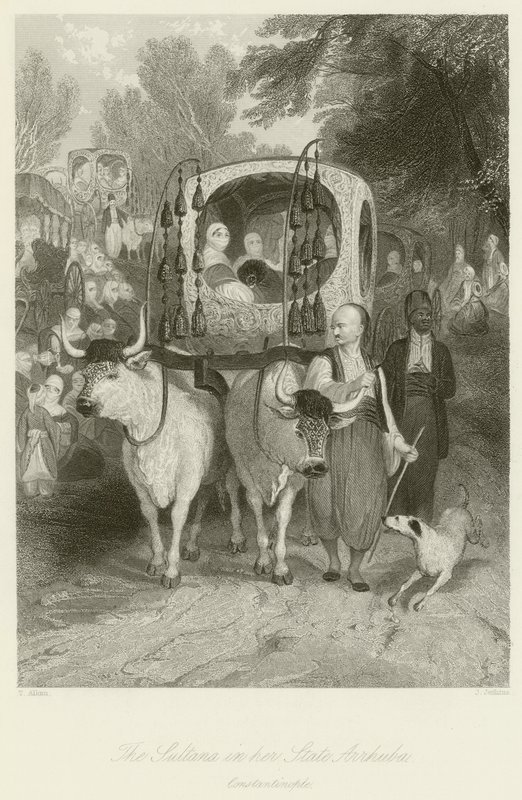 Sultana i hennes delstat Arrhuba av Thomas Allom