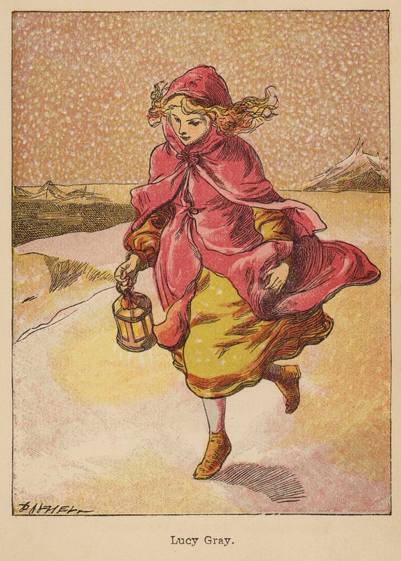Lucy Gray (kolorerad gravyr) av Thomas Dalziel