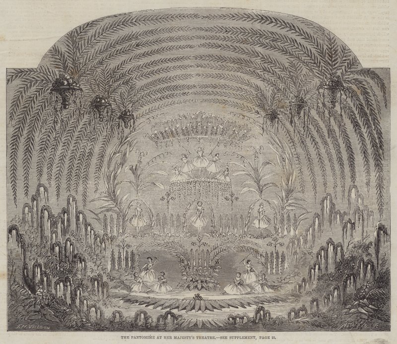 Pantomim på Hennes Majestäts teater av Thomas Harrington Wilson