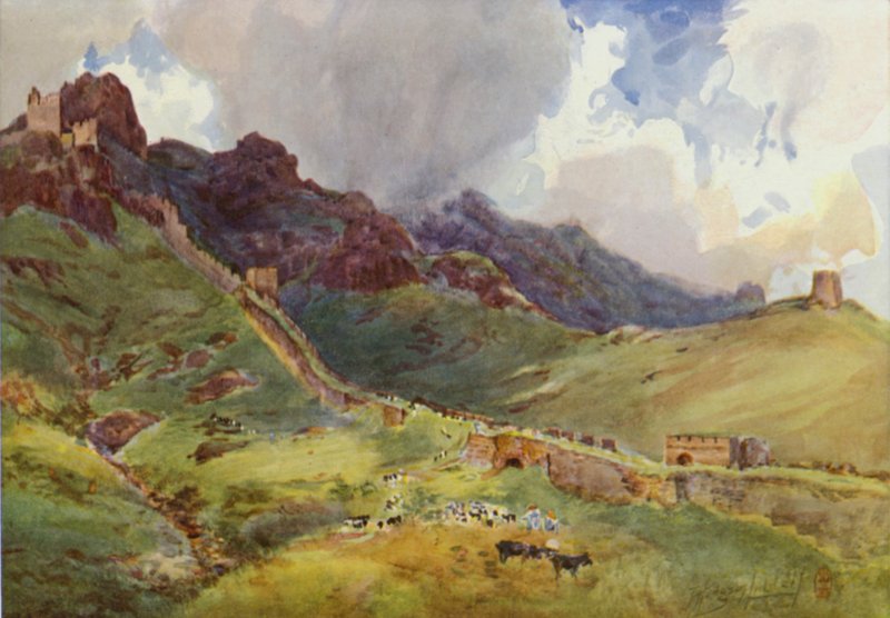 Muren ovanför Shan-Hai-Kwan av Thomas Hodgson Liddell