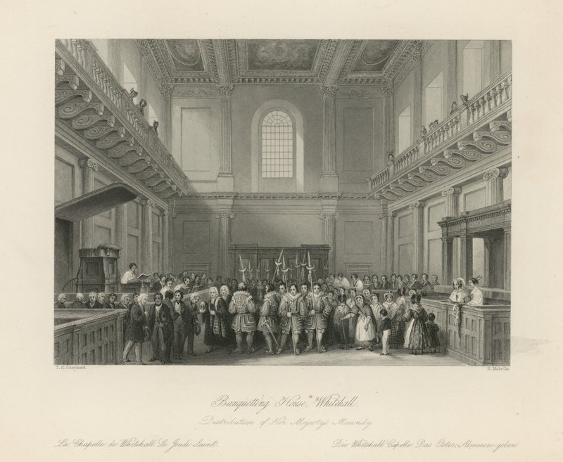 Distribution av Hennes Majestäts Maundy av Thomas Hosmer Shepherd