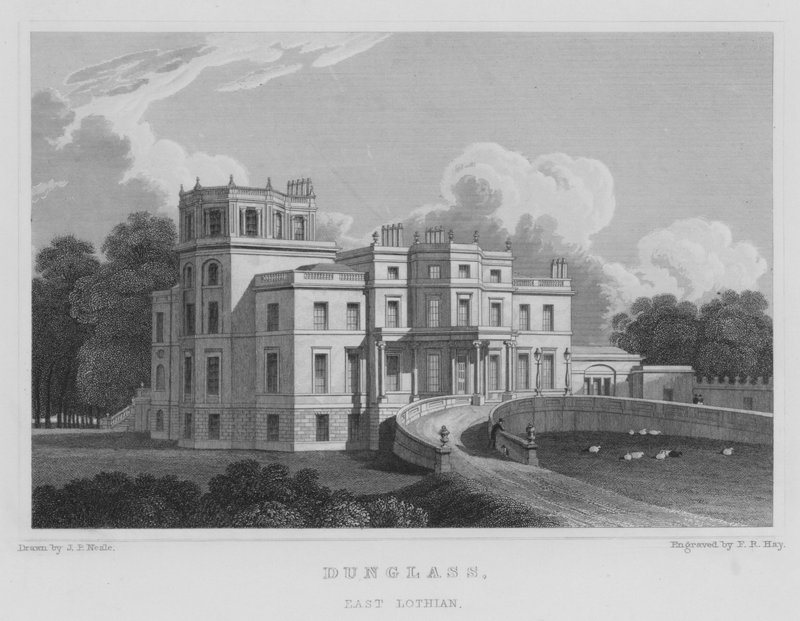 Dunglass, East Lothian (gravyr) av Thomas Hosmer Shepherd
