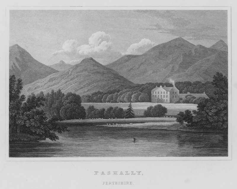 Faskally, Perthshire (gravyr) av Thomas Hosmer Shepherd