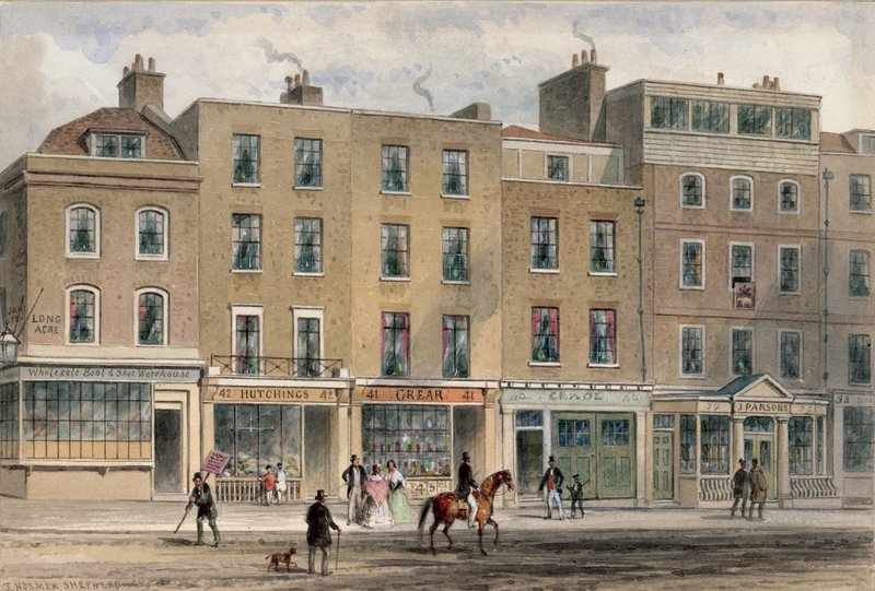 Long Acre av Thomas Hosmer Shepherd