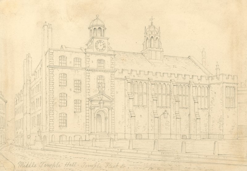 Middle Temple Hall av Thomas Hosmer Shepherd