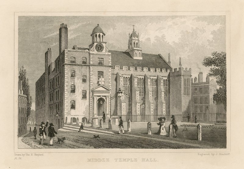 Middle Temple Hall av Thomas Hosmer Shepherd