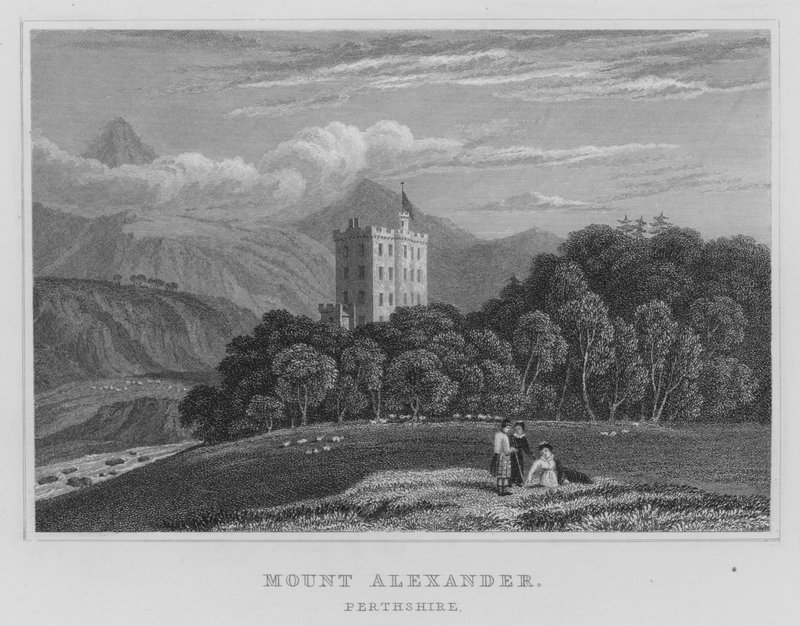 Mount Alexander, Perthshire (gravyr) av Thomas Hosmer Shepherd
