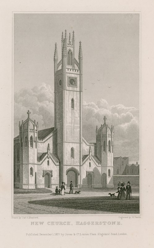 New Church, Haggerston av Thomas Hosmer Shepherd