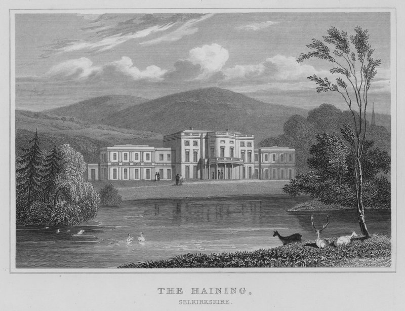The Haining, Selkirkshire (gravyr) av Thomas Hosmer Shepherd
