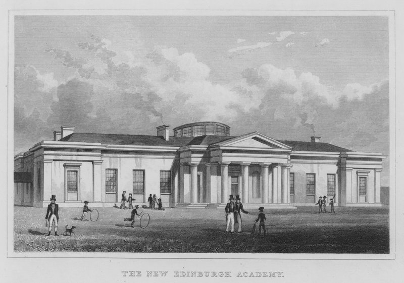 The New Edinburgh Academy (gravyr) av Thomas Hosmer Shepherd