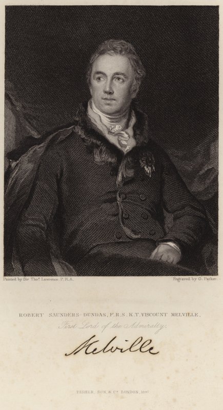Porträtt av Robert Saunders-Dundas av Thomas Lawrence
