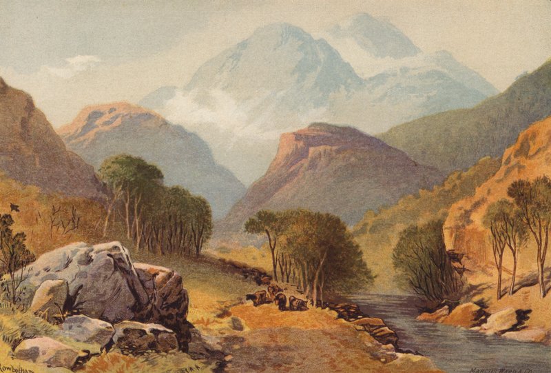 Skottland, Benvenue (färg litho) av Thomas Leeson the Elder Rowbotham
