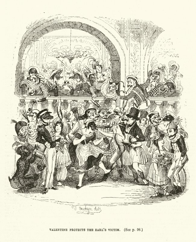 Illustration för Valentine Vox (gravyr) av Thomas Onwhyn