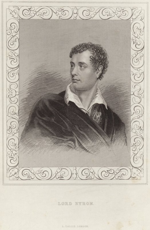 Porträtt av Lord Byron av Thomas Phillips