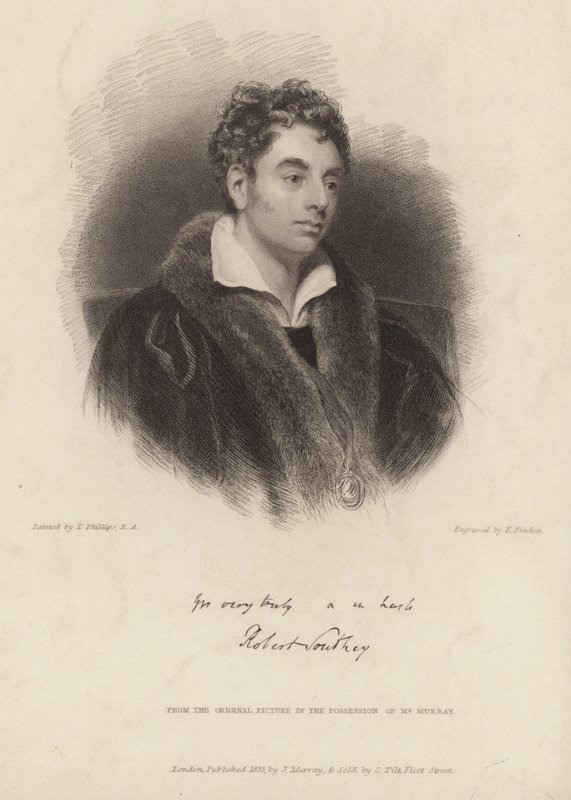 Porträtt av Robert Southey av Thomas Phillips