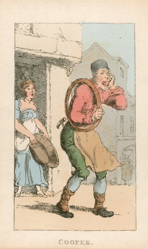Tunnbindare av Thomas Rowlandson