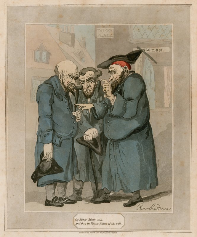 Få pengar Pengar fortfarande av Thomas Rowlandson