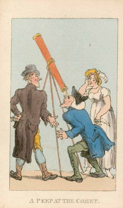 Titta på kometen av Thomas Rowlandson