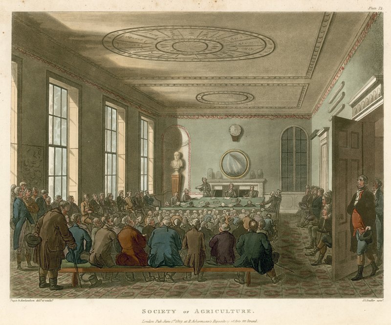 Jordbrukssällskapet av Thomas Rowlandson