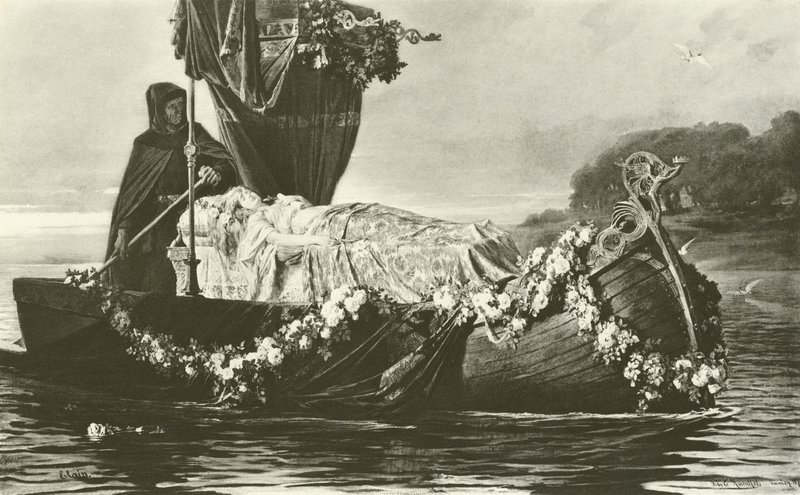 Elaine (gravyr) av Toby Edward Rosenthal