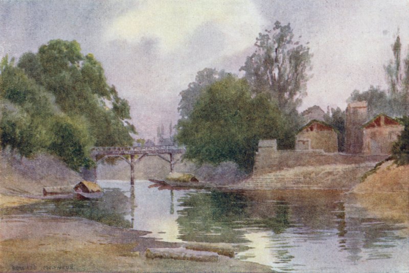 Bridge of Burbur Shah, Chenar Bagh, Srinagar av Unbekannt Unbekannt