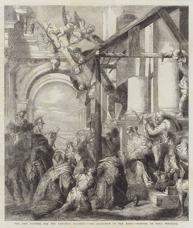 Tillbedjan av Magi av Paolo Veronese