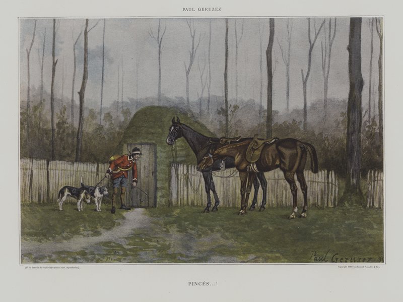 Nypor! (Klämd!) (färg litho) av Victor  Geruzez