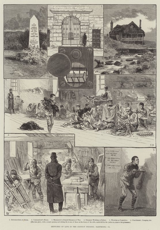 Sketcher of Life in the Convict Prisons, Dartmoor av Walter Bothams
