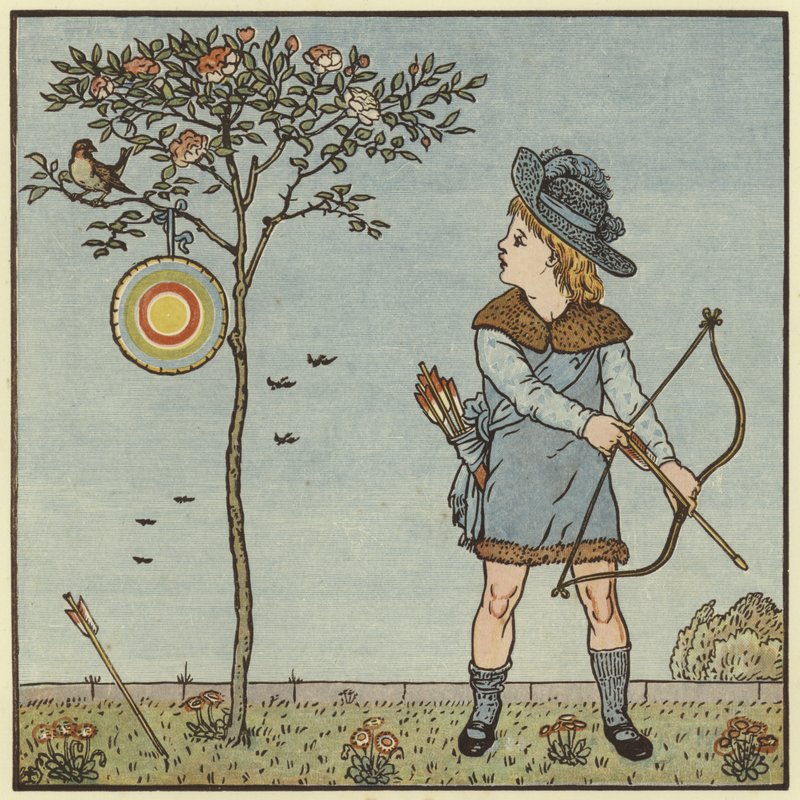 Den lilla tuppsparven av Walter Crane