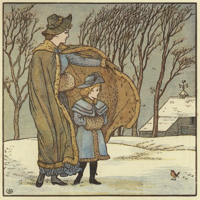 Nordanvinden blåser av Walter Crane