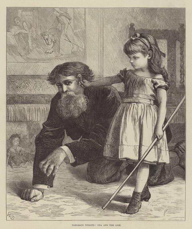Tableaux Vivants, Una och lejonet av Walter Duncan