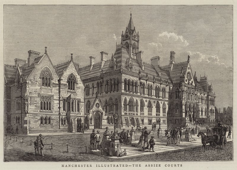 Manchester Illustrated, Assize Courts av Walter Granville Smith