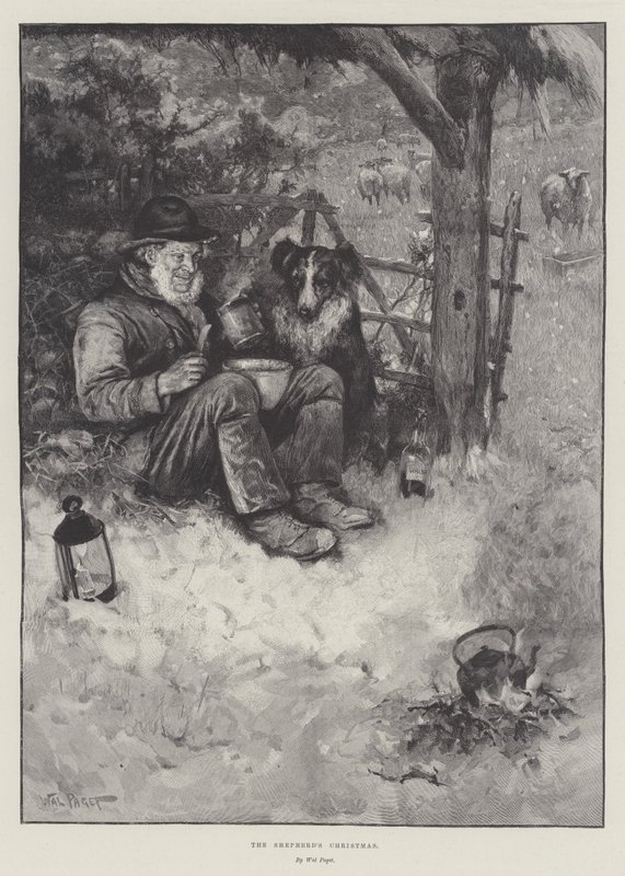 Herdens jul av Walter Paget