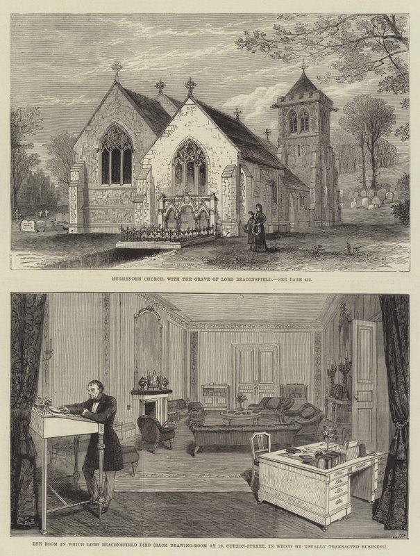 Den avlidne lord Beaconsfield av Walter Paget