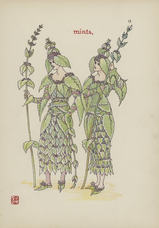 Blommor från Shakespeares trädgård av Walter Crane