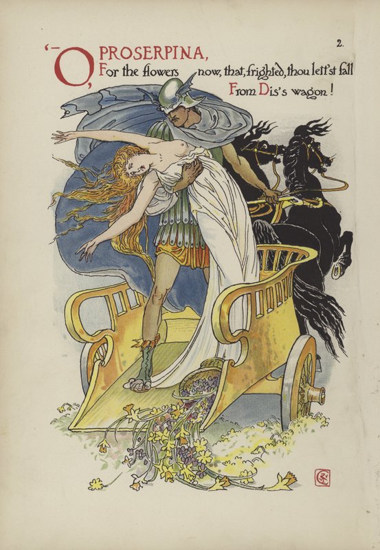 Blommor från Shakespeares trädgård av Walter Crane