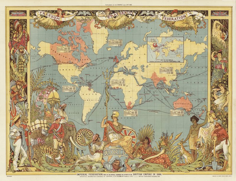 Kejserliga federationen av Walter Crane