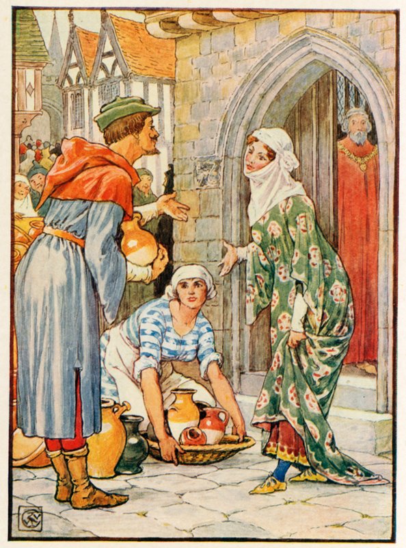 Robin Hood som krukmakaren av Walter Crane