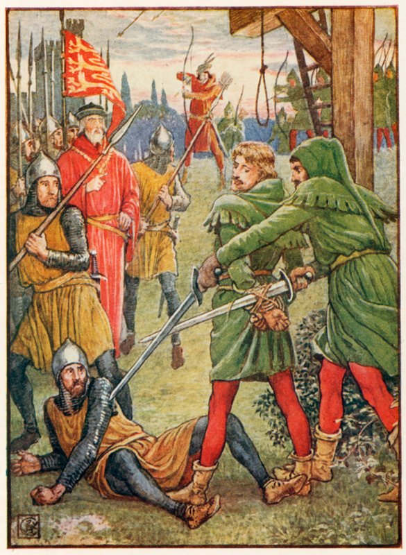Räddningen av Will Stutley av Walter Crane