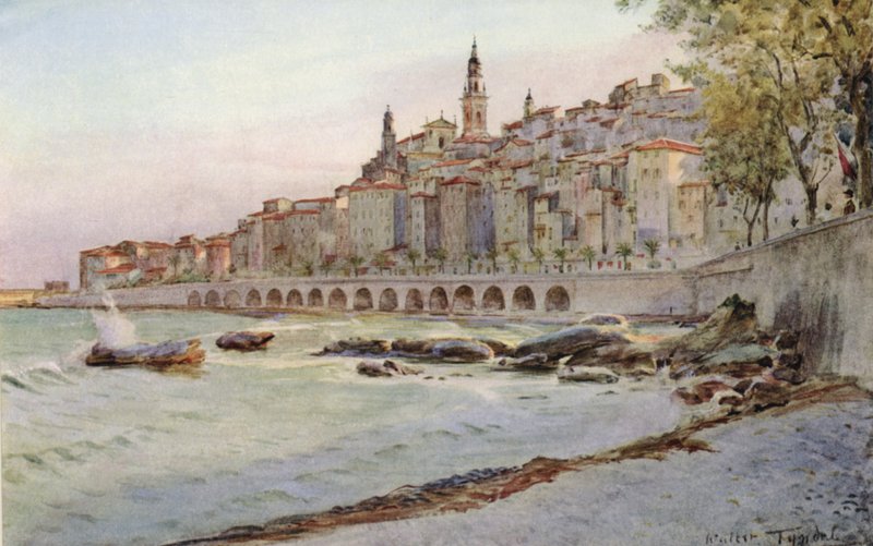 Mentone, från Garavan av Walter Frederick Roofe Tyndale