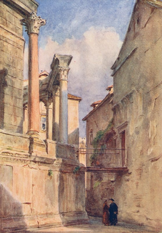 Mausoleet, Spalato (färglitografi) av Walter Frederick Roofe Tyndale