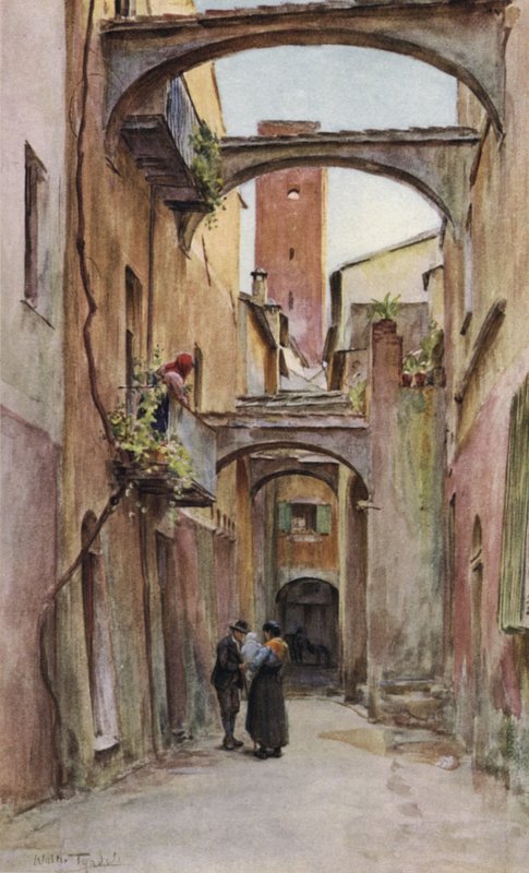 Via Deglio Speddale, Noli, Italien av Walter Frederick Roofe Tyndale