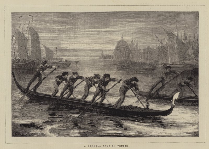 Ett gondollopp i Venedig av Walter Jenks Morgan
