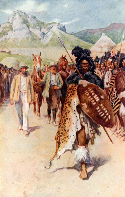 Moffat och Zulus av Walter Stanley Paget