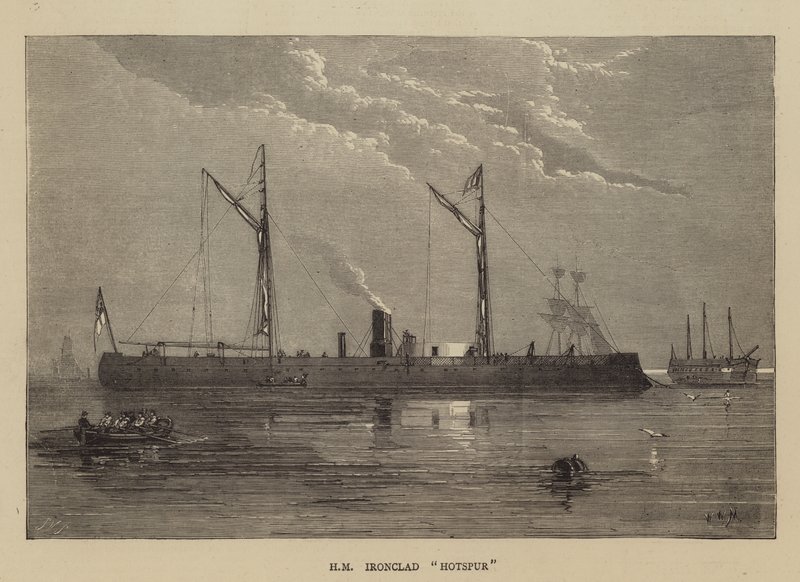 HM Ironclad Hotspur av Walter William May